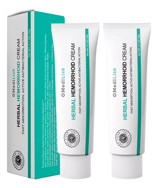 2x1 - Crema Herbal para Hemorroides